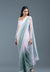 Rosemary And Lavender Ombre Pre-Draped Saree