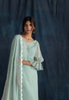 Mint And Ivory Kurta Set