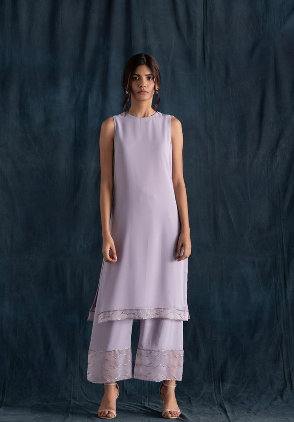 Lilac Kurta Set