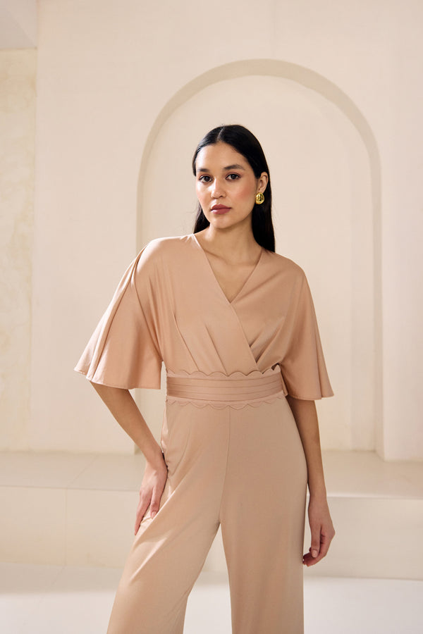 Sandy Shores Belted Jumpsuit