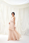 Frosted Flakes Sharara Set in Blush