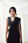 Midnight Waltz Pre-Draped Saree