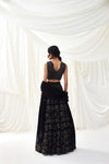 Nocturnes Lehenga Set in Black
