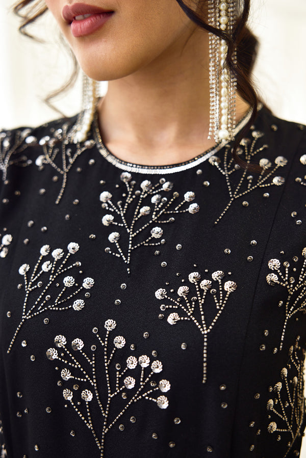 Bewitched Blooms Jumpsuit in Black