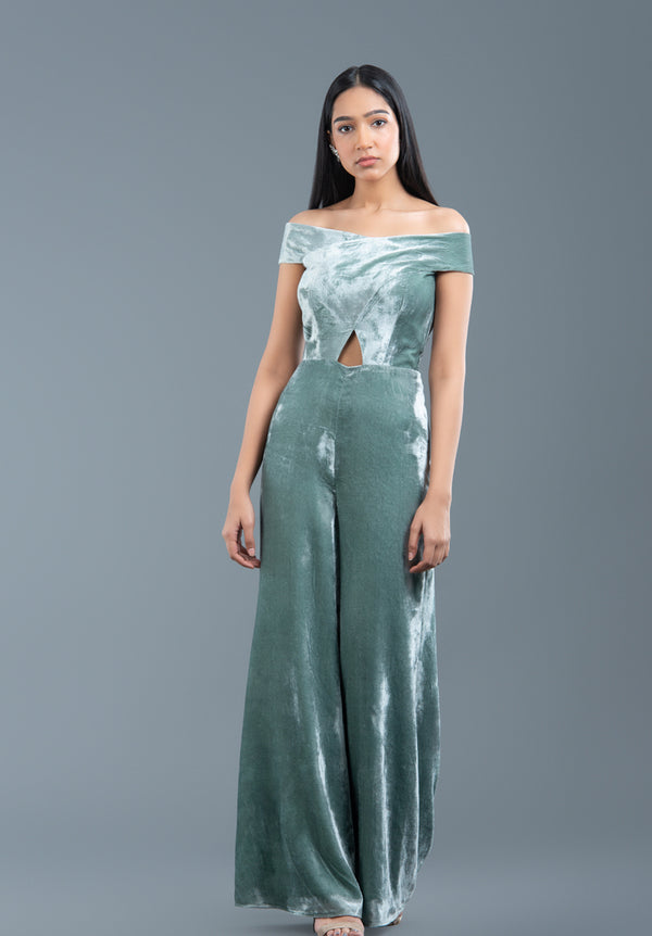 Rosemary Velvet Jumpsuit