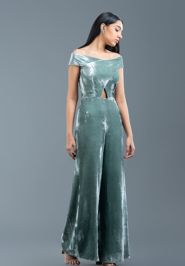 Rosemary Velvet Jumpsuit