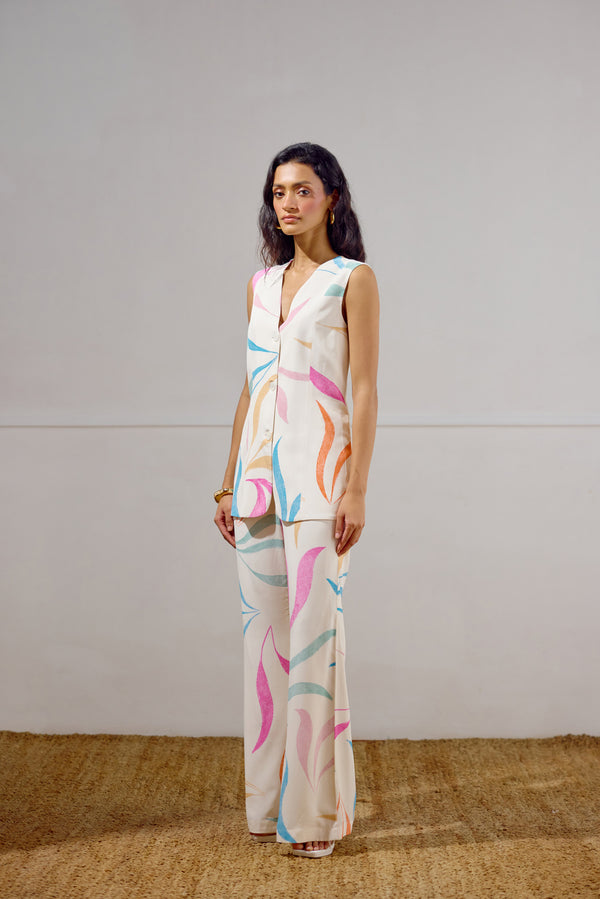 Mariner Printed Waistcoat Set