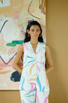 Mariner Printed Waistcoat Set