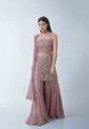 Hushed Rose Sharara Set