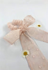 Upcycled Organza Scrunchies - Set of 2