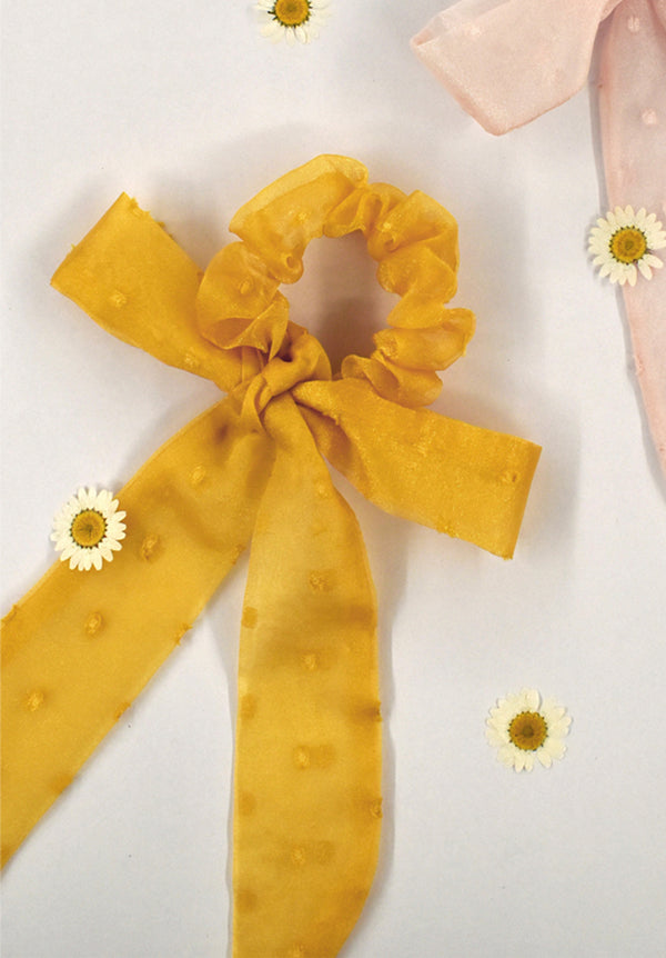 Upcycled Organza Scrunchies - Set of 2