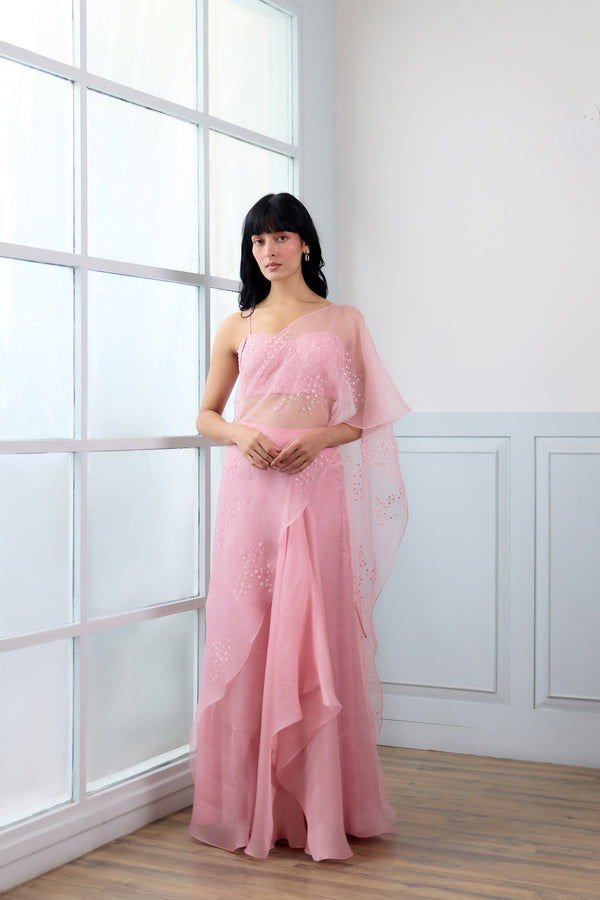 Dayspring Unfurl Draped Saree