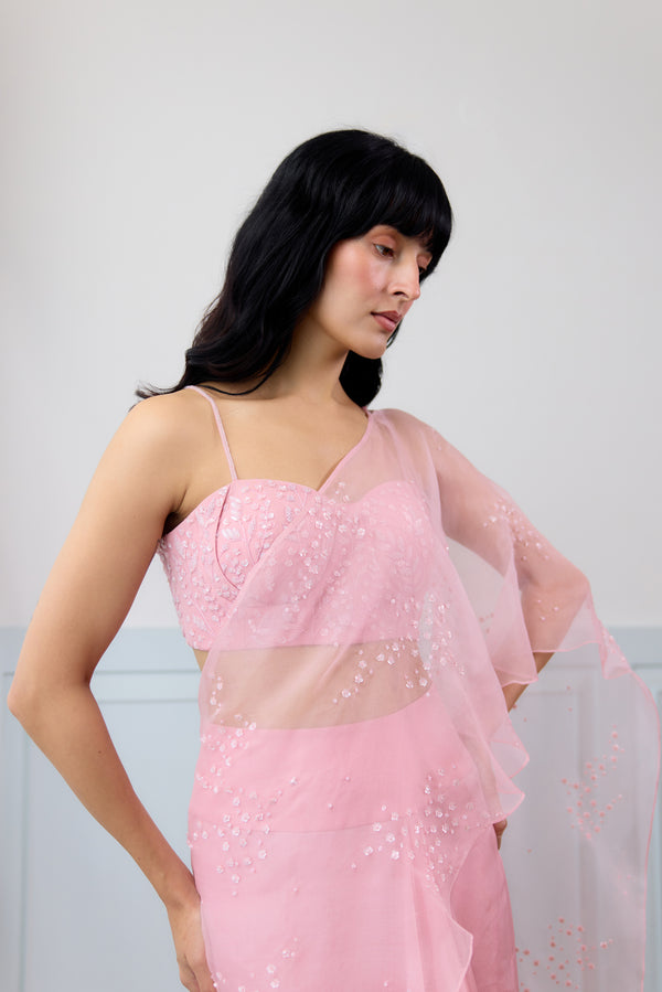 Dayspring Unfurl Draped Saree