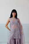 Forager Sharara Set in Lilac