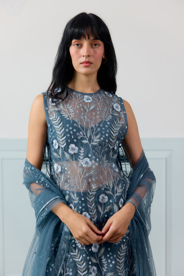 Forager Sharara Set in Teal