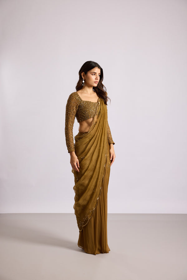 Bewitched Blooms Draped Saree