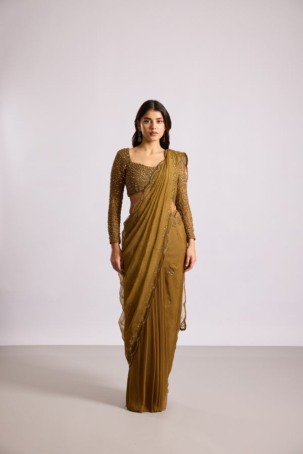 Bewitched Blooms Draped Saree