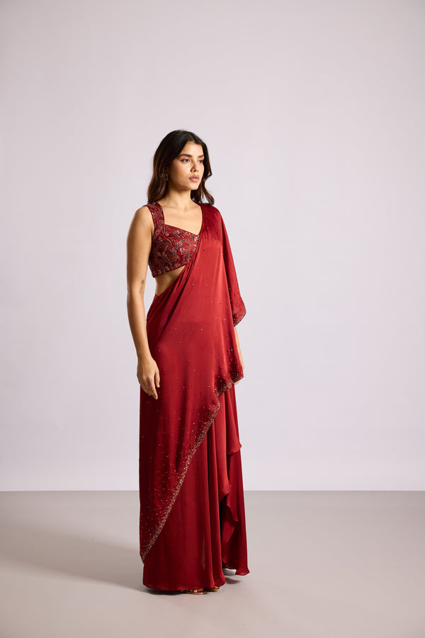 Unfurl Draped Saree