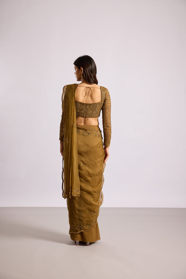 Bewitched Blooms Draped Saree