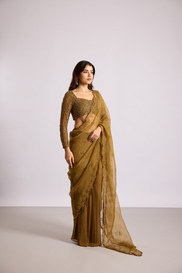 Bewitched Blooms Draped Saree