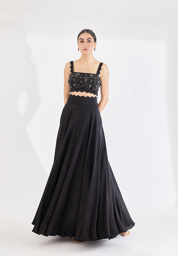 Midnight Cloudland Lehenga Set