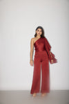 Billow Draped Jumpsuit