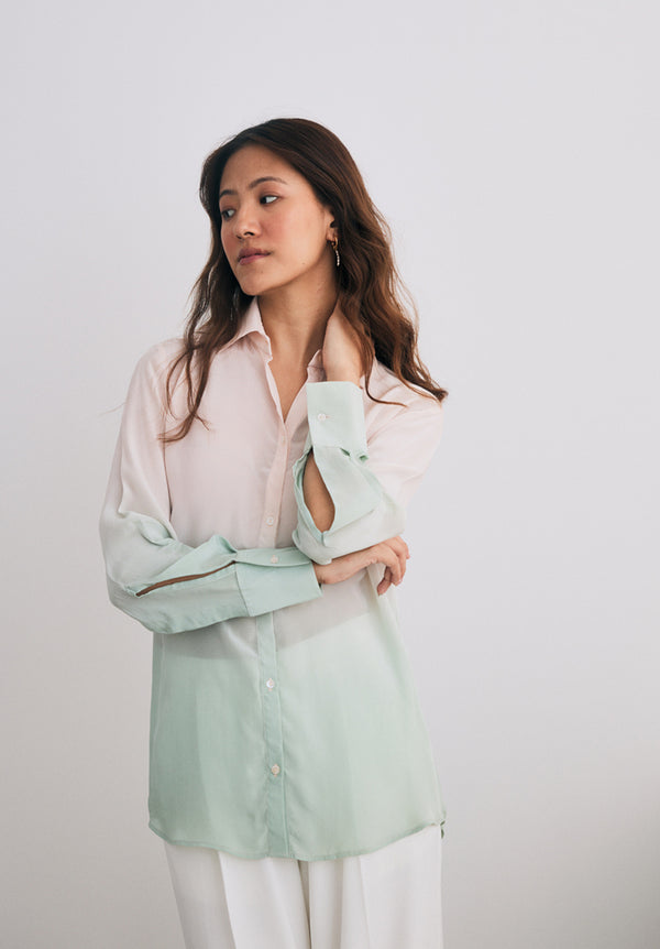 Blush and Mint Ombre Shirt