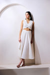 White Noontide Top & Skirt Set
