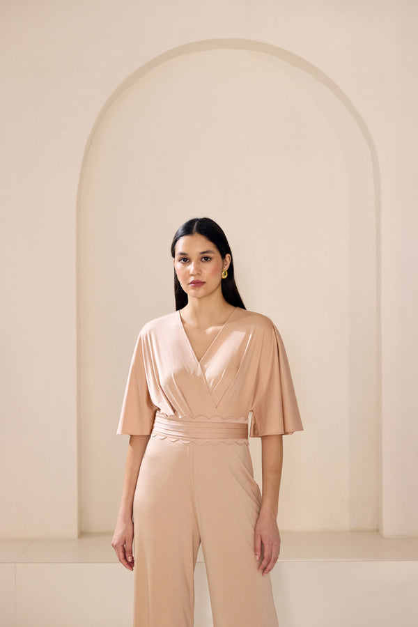 Sandy Shores Belted Jumpsuit