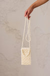 Beaded Pearl Phone Bag