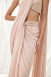 Sunset Waltz Pre-Draped Saree