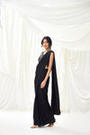 Midnight Waltz Pre-Draped Saree