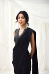 Midnight Waltz Pre-Draped Saree