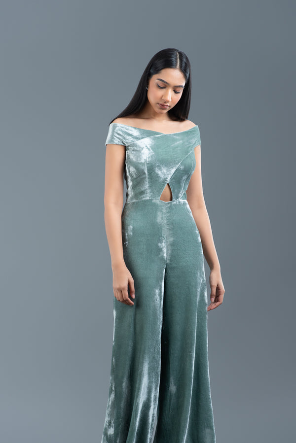 Rosemary Velvet Jumpsuit
