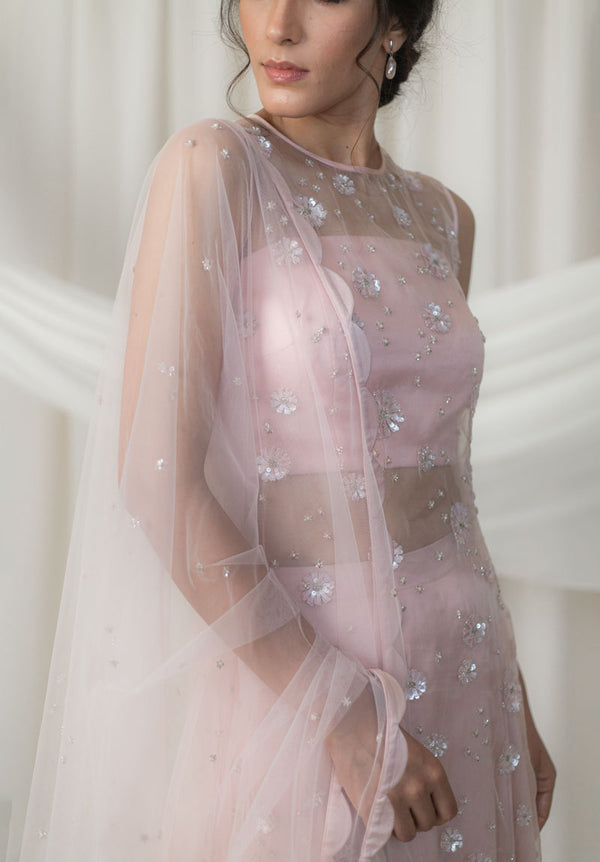 Rosewater Sharara Set