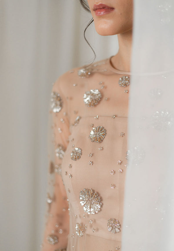 Gold Dust Sharara Set