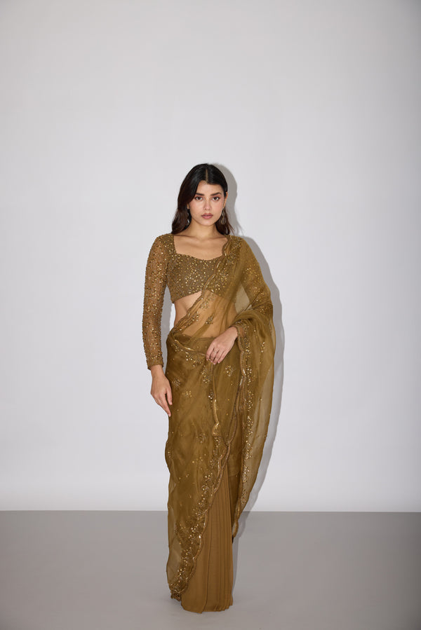 Bewitched Blooms Draped Saree