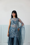 Forager Sharara Set in Teal