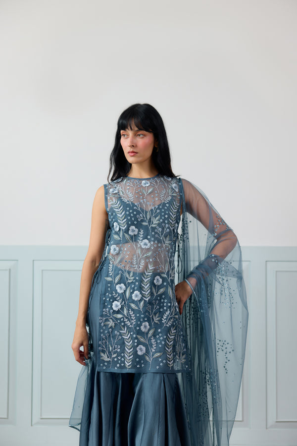 Forager Sharara Set in Teal