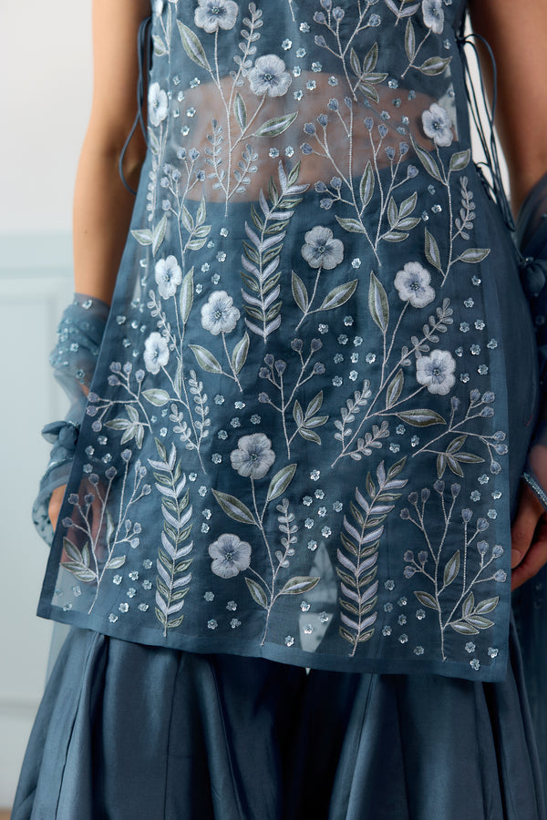 Forager Sharara Set in Teal
