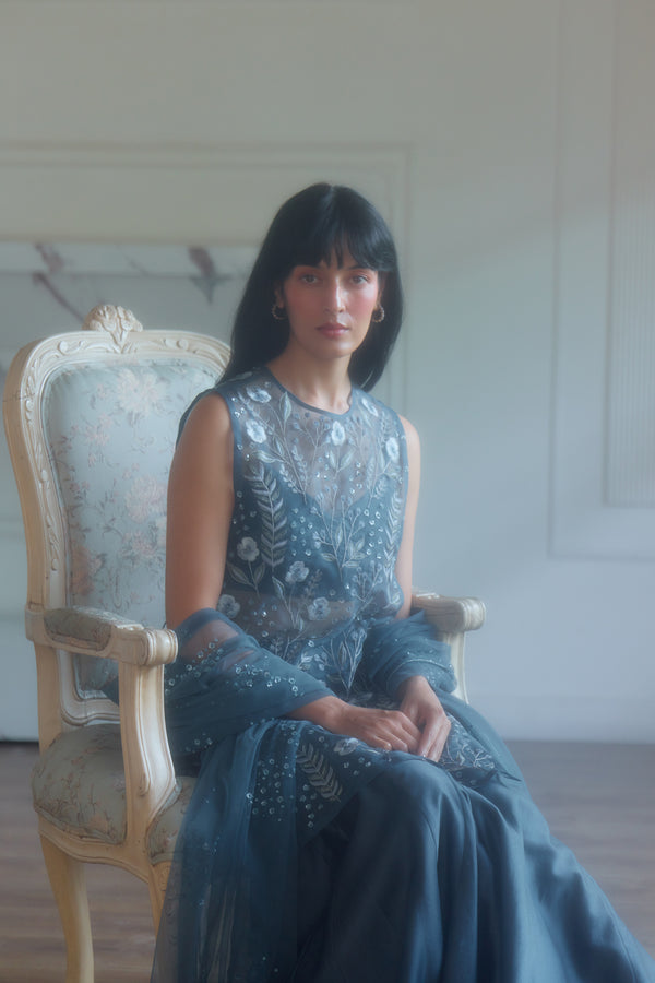 Forager Sharara Set in Teal