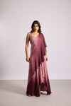 Unfurl Ombre Draped Saree
