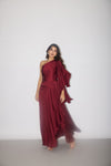 Billow Draped Dress