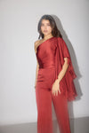 Billow Draped Jumpsuit