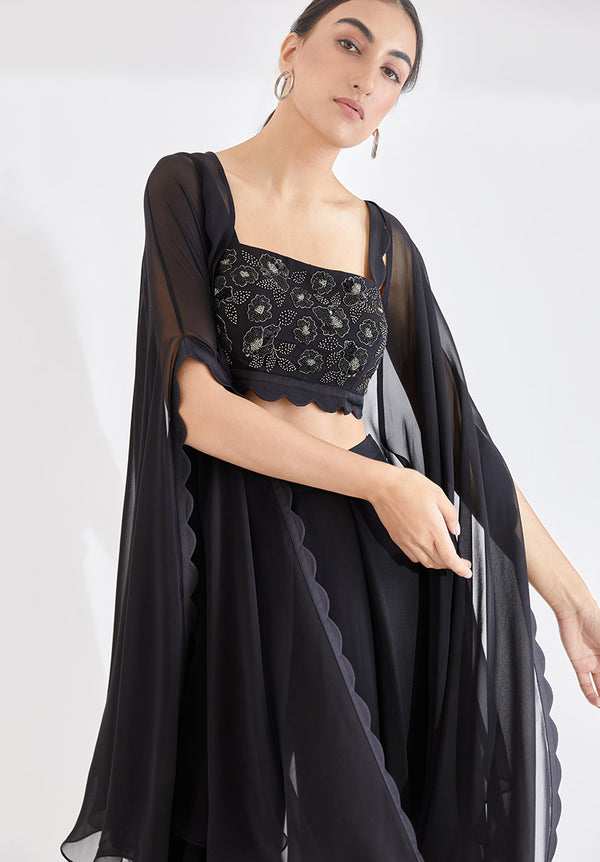 Midnight Cloudland Cape Set