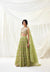 Nocturnes Lehenga Set in Green