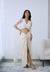 Ivory Draped Skirt Set